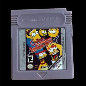 The Simpsons Treehouse of Horror Night of the Living 2 Spooky 4 Me One Nintendo Gameboy Vintage Video Game GB - Image 1