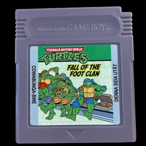 Teenage Mutant Ninja Turtles Fall of the Foot Clan Nintendo Gameboy Vintage Video Game GB - Image 1